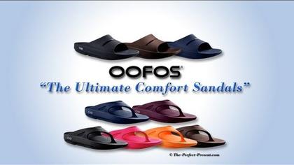 OOFOS Shoes - Sandals Review and Demo @ The-Perfect-Present.com