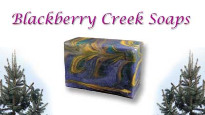 Blackberry Creek Natural Soap Side Presentation